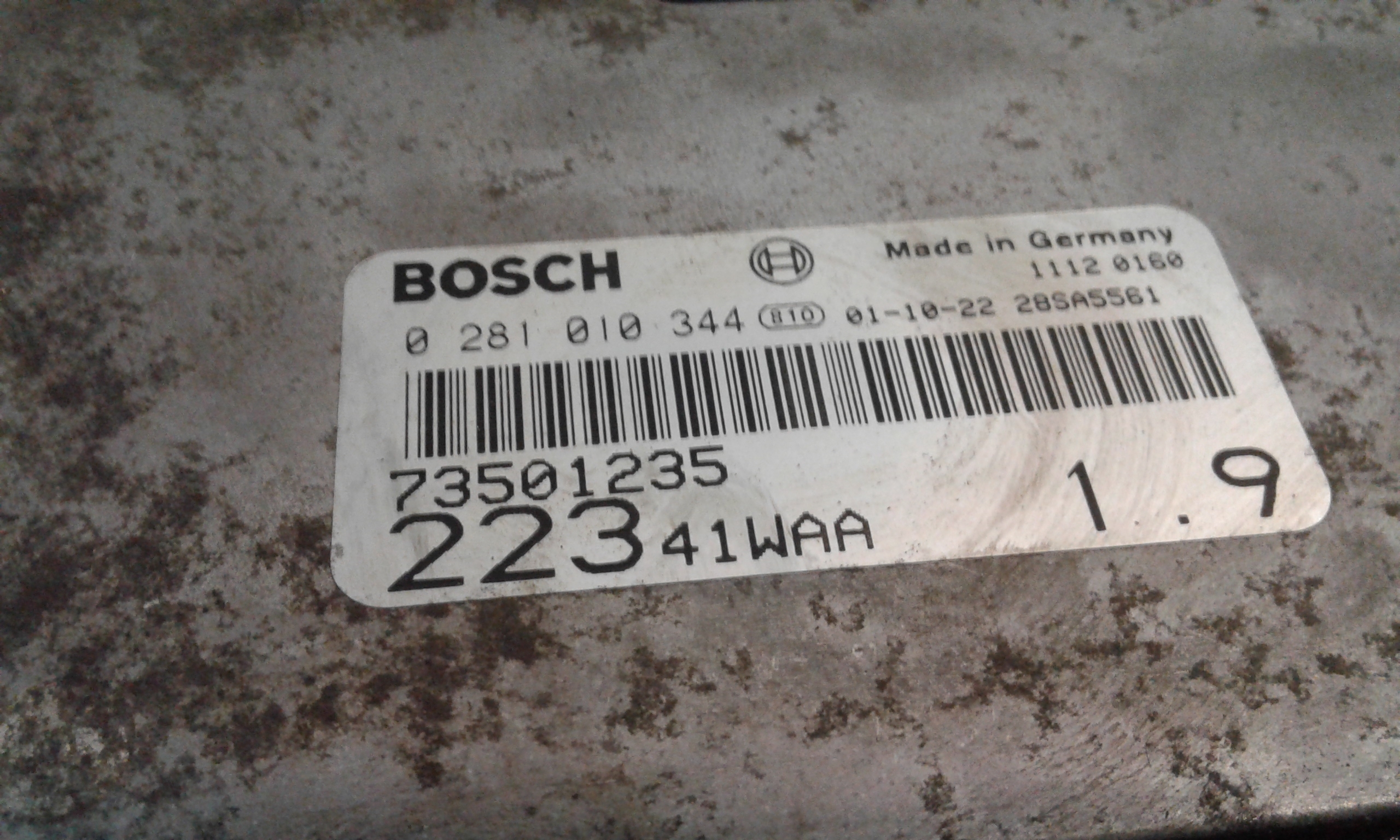 Centralina motore FIAT Dobl 1 Serie