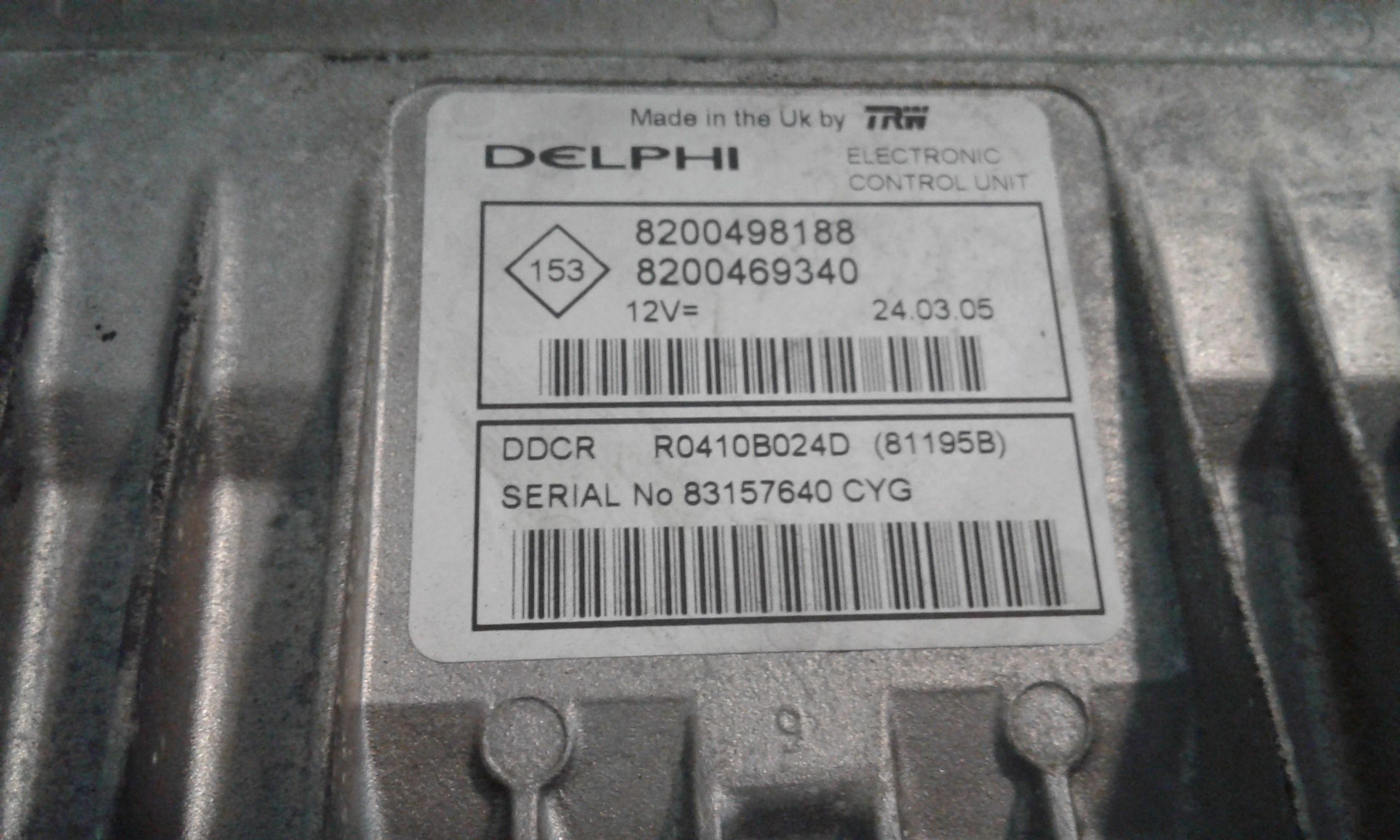 Centralina motore RENAULT Megane ll 1 Serie