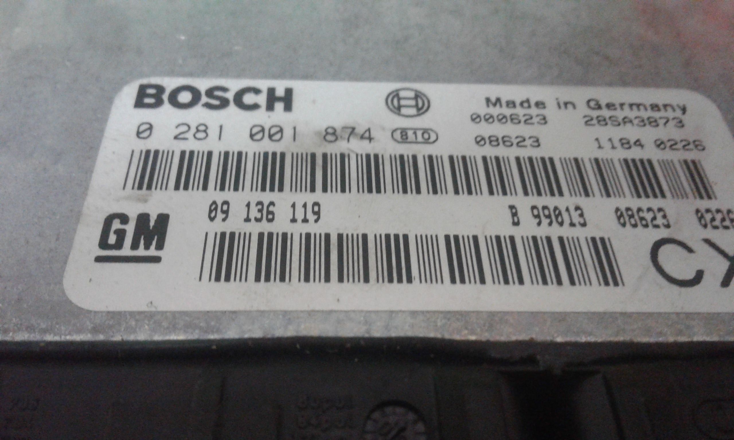 Centralina motore OPEL Vectra B S. Wagon 2 Serie