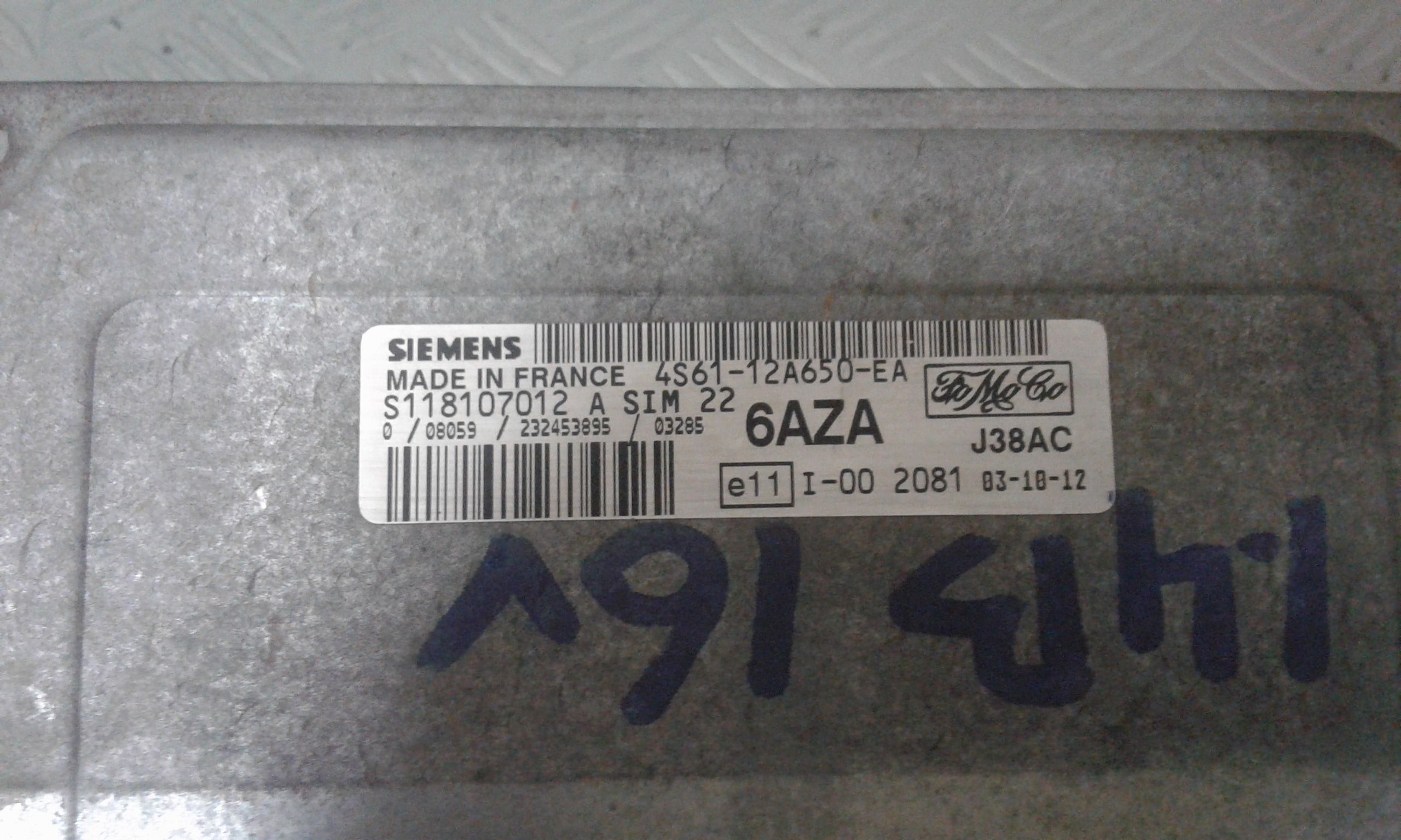 Centralina motore FORD Fusion 1 Serie