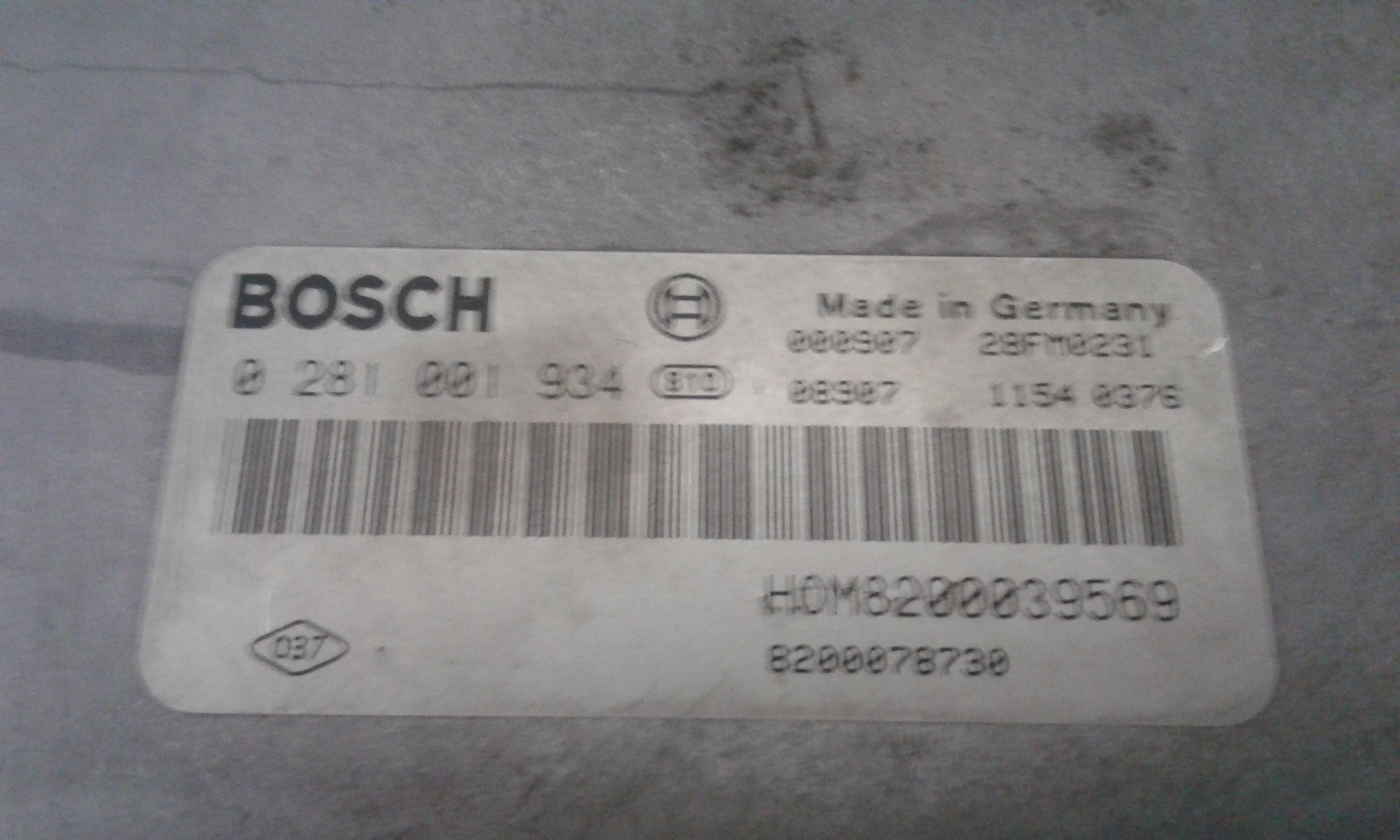 Centralina motore RENAULT Megane l 2 Serie