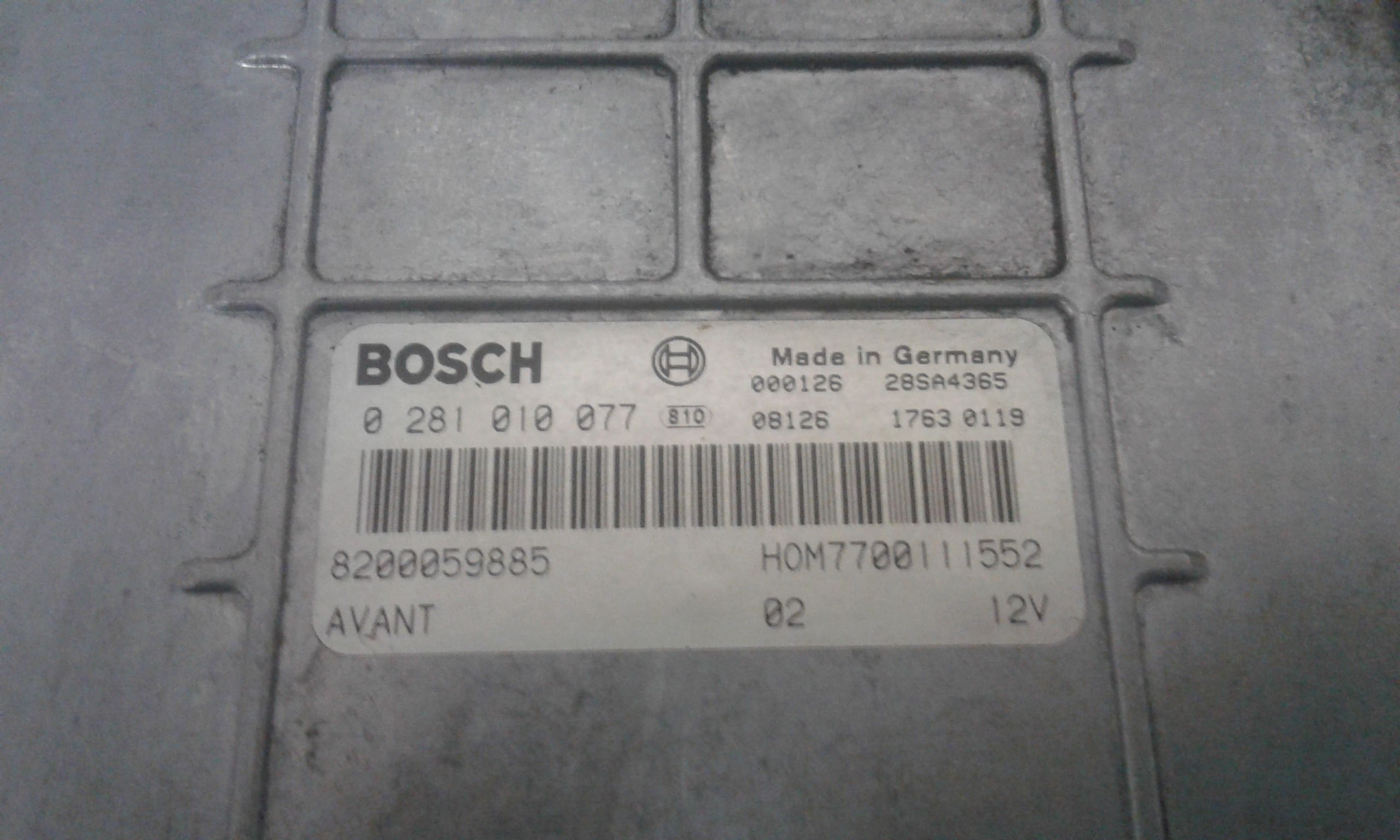 Centralina motore RENAULT Scenic 2 Serie