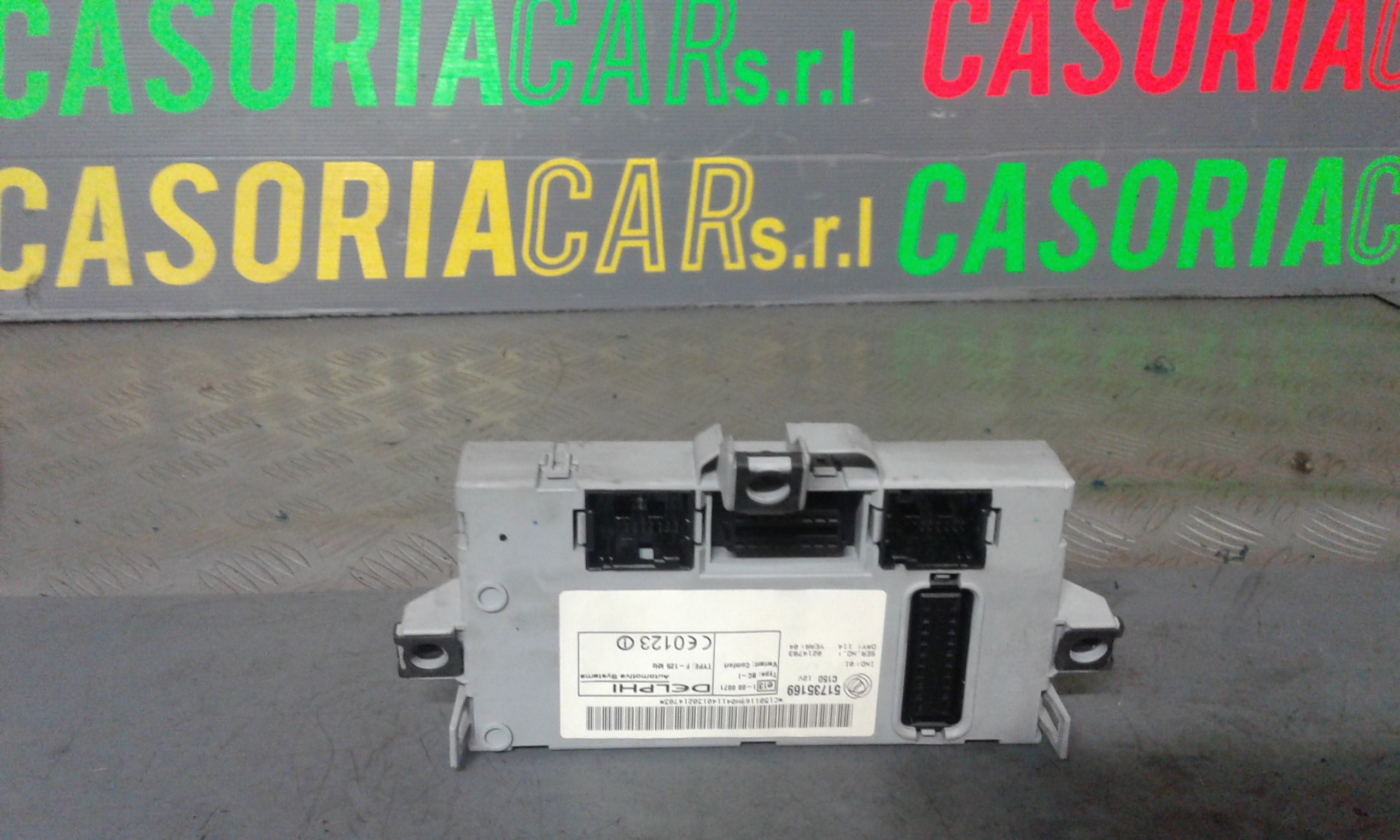 Body Computer FIAT Punto Berlina 3P 3 Serie