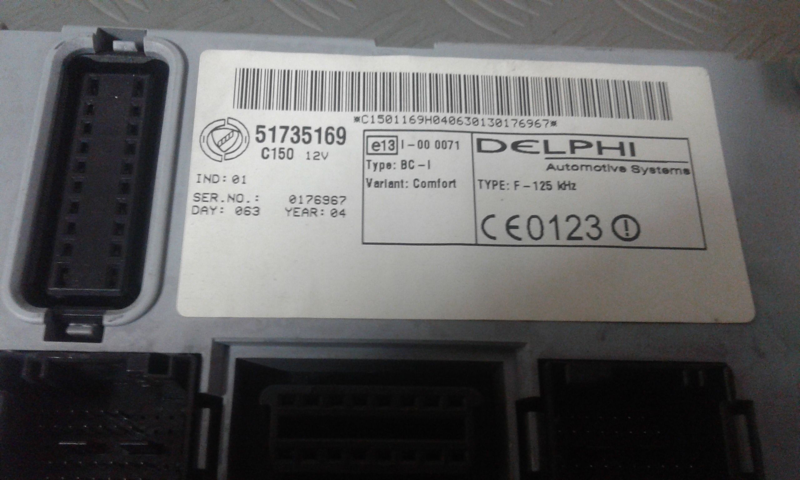 Body Computer FIAT Punto Berlina 3P 3 Serie