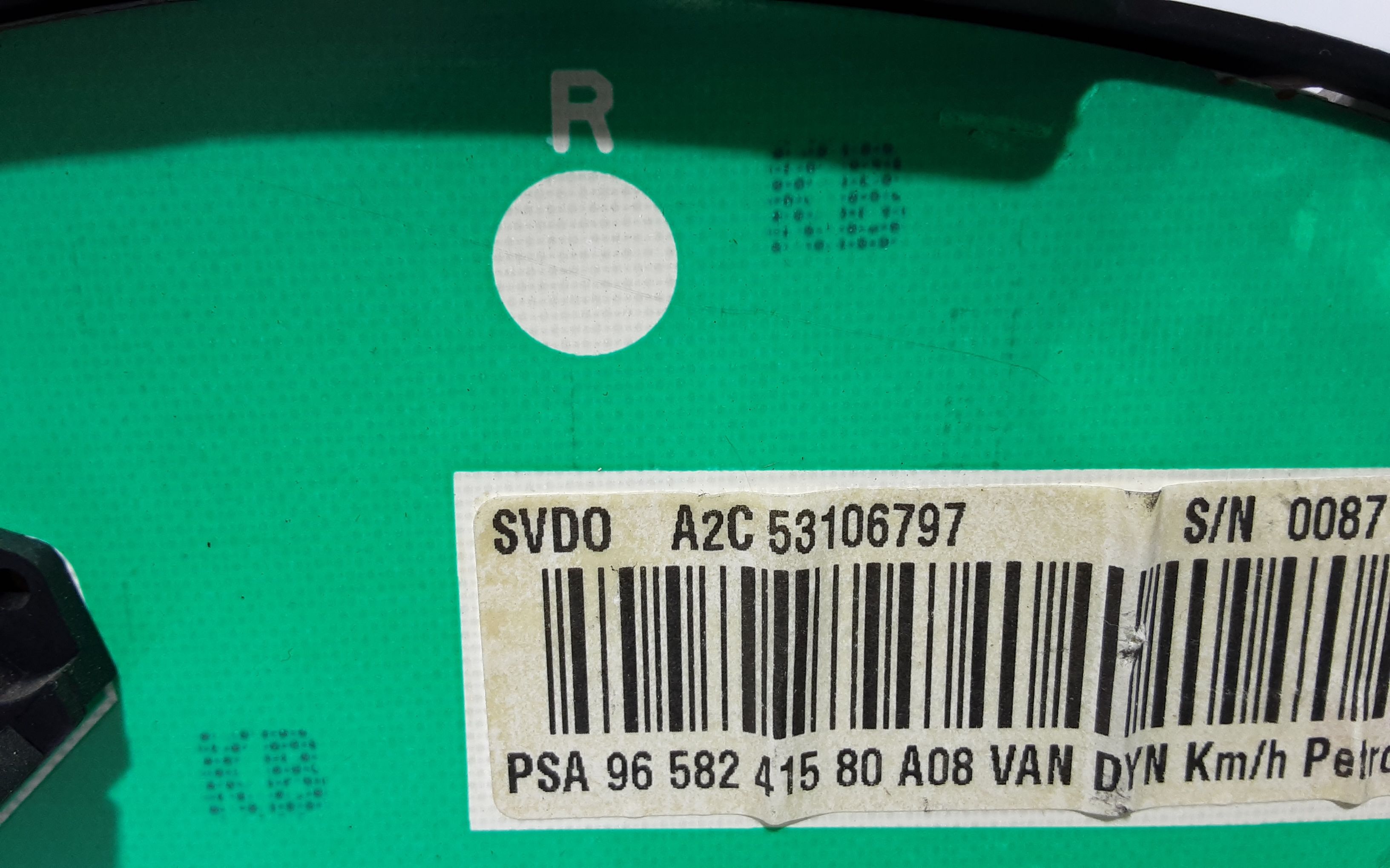 Quadro Strumenti PEUGEOT 1007 1 Serie