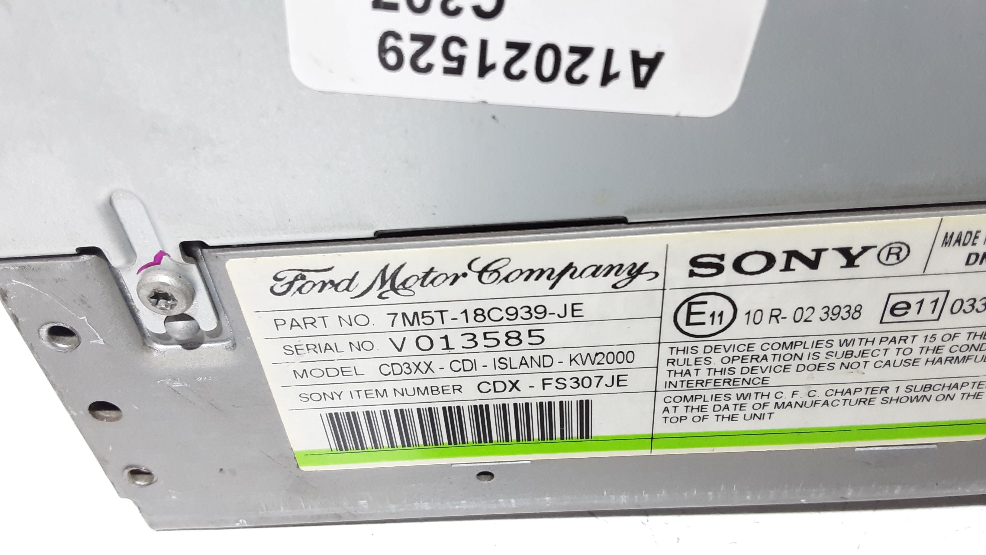 Autoradio FORD Focus Berlina 3 Serie