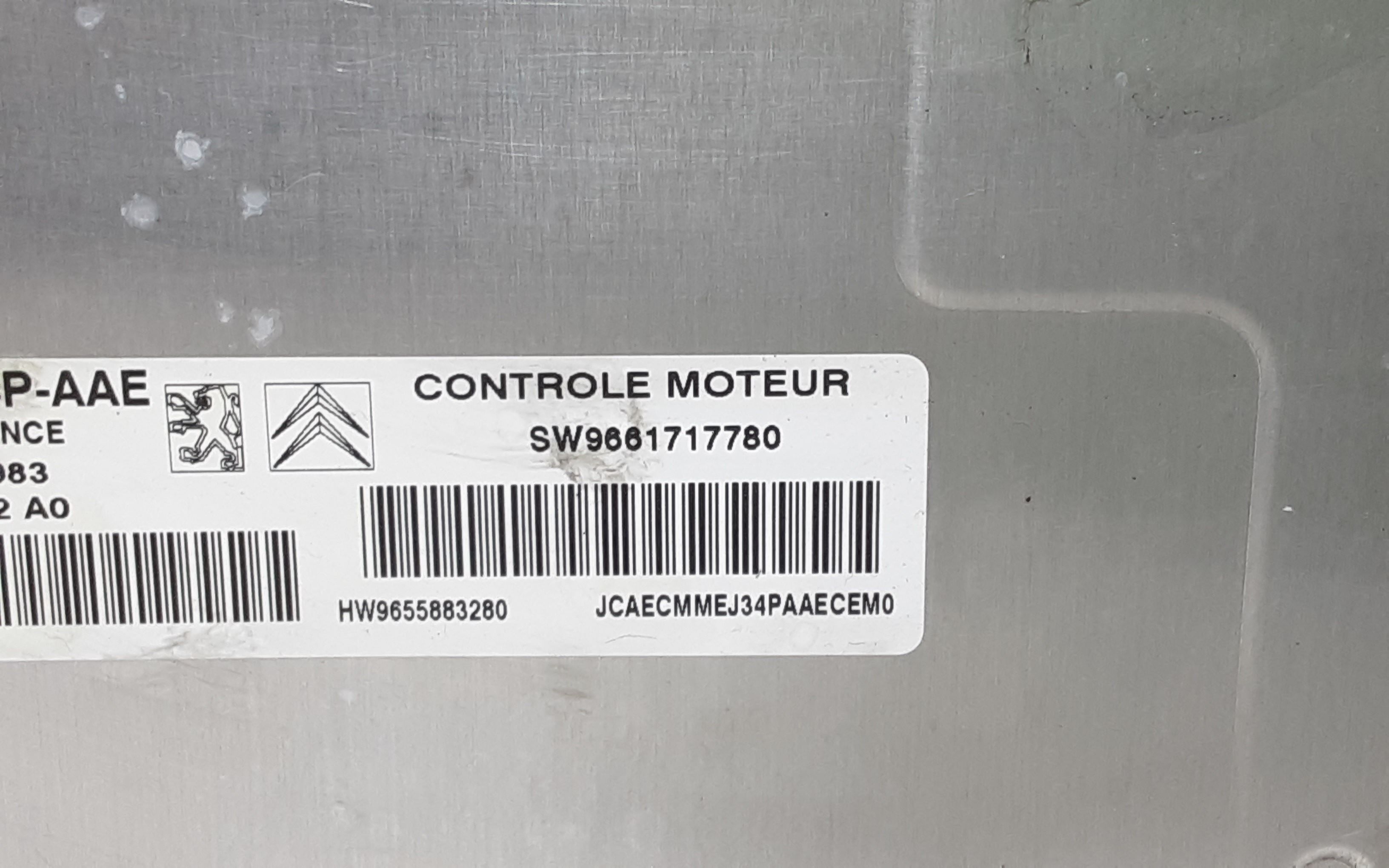 Centralina motore PEUGEOT 1007 1 Serie