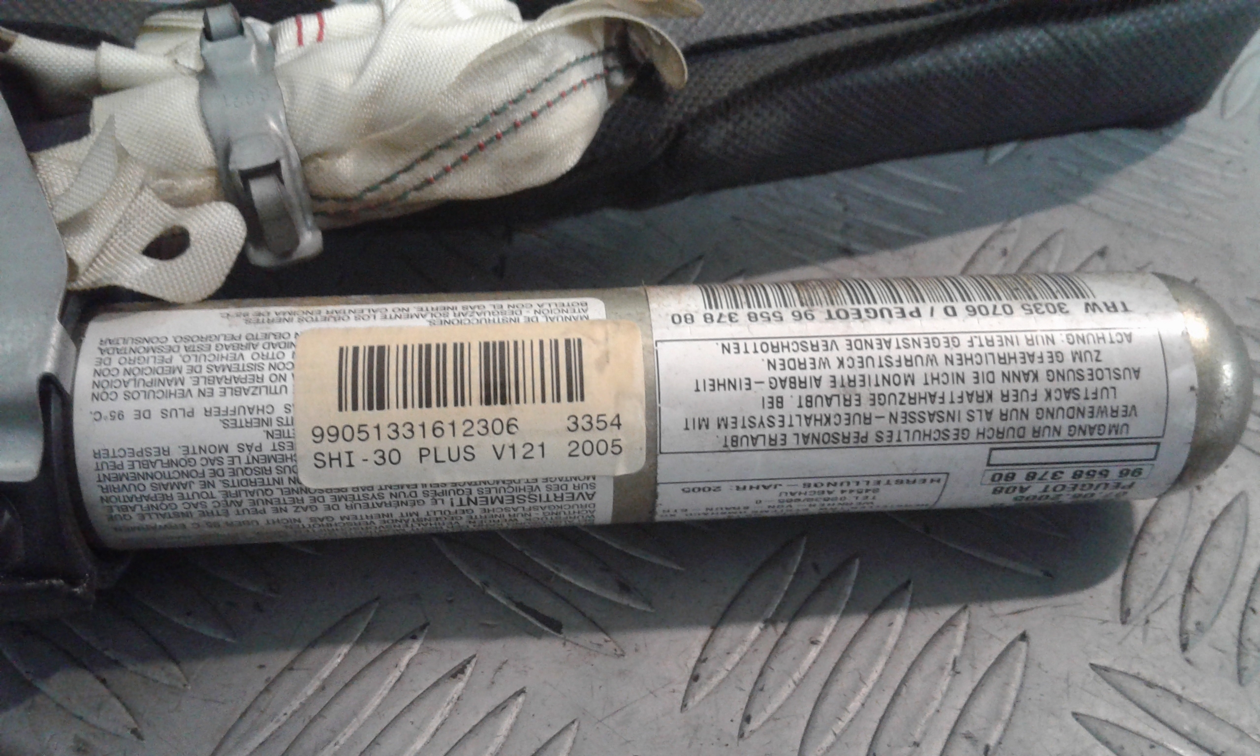 Airbag a tendina laterale passeggero PEUGEOT 1007 1 Serie