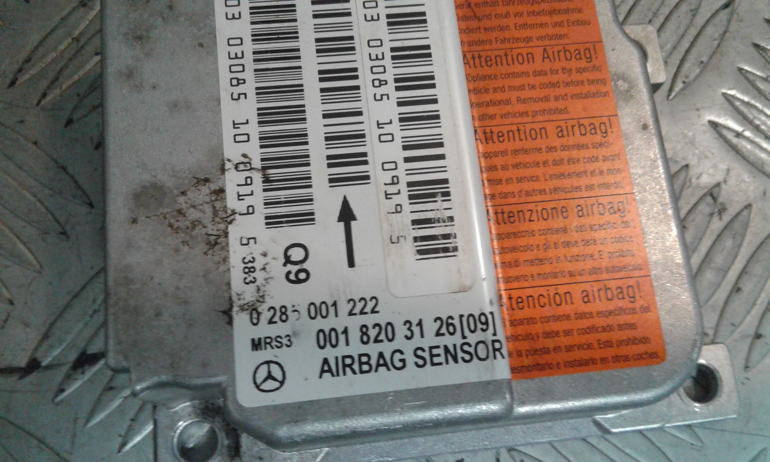 Centralina Airbag MERCEDES Classe A W168 2 Serie