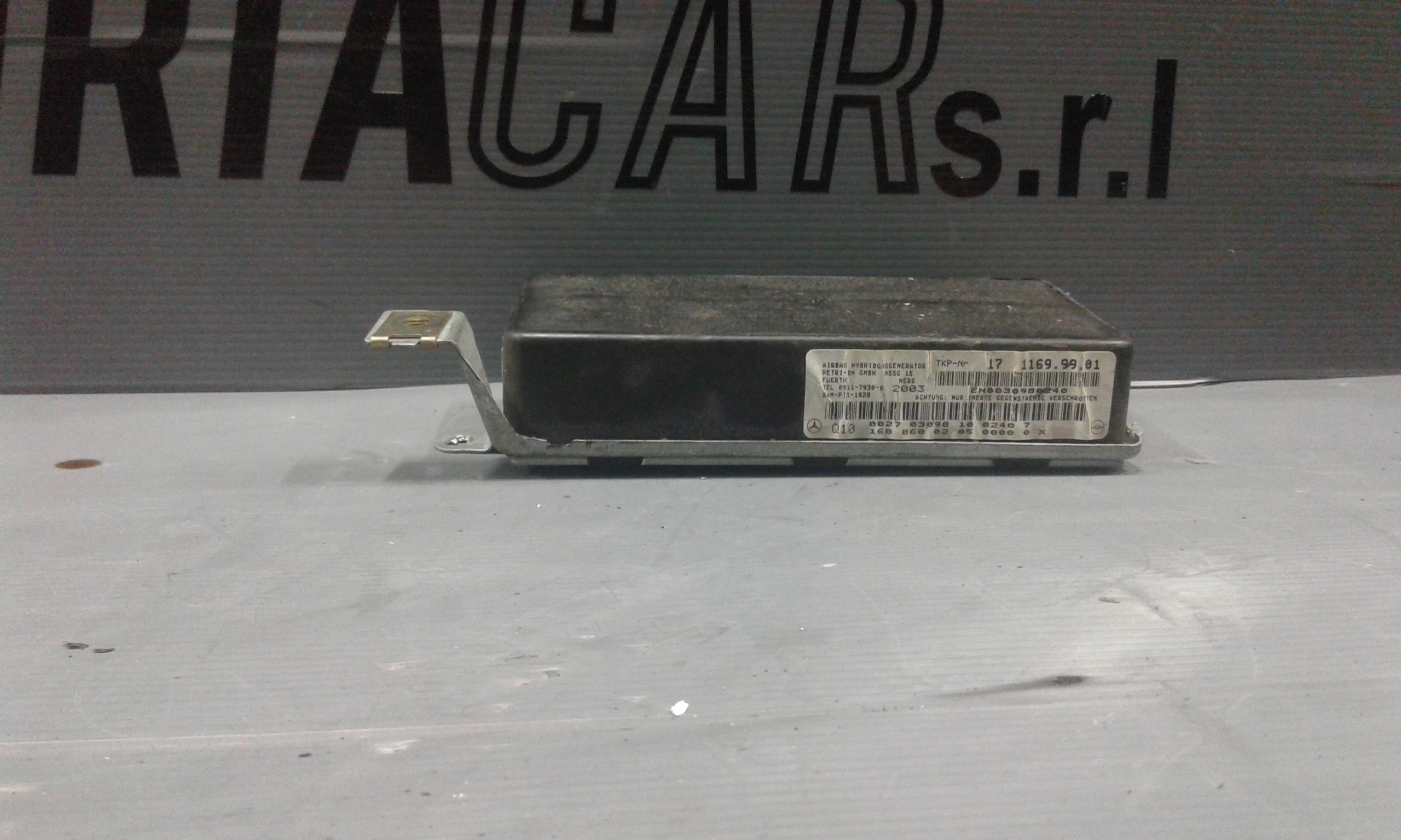 Airbag porta anteriore destra passeggero MERCEDES Classe A W168 2 Serie