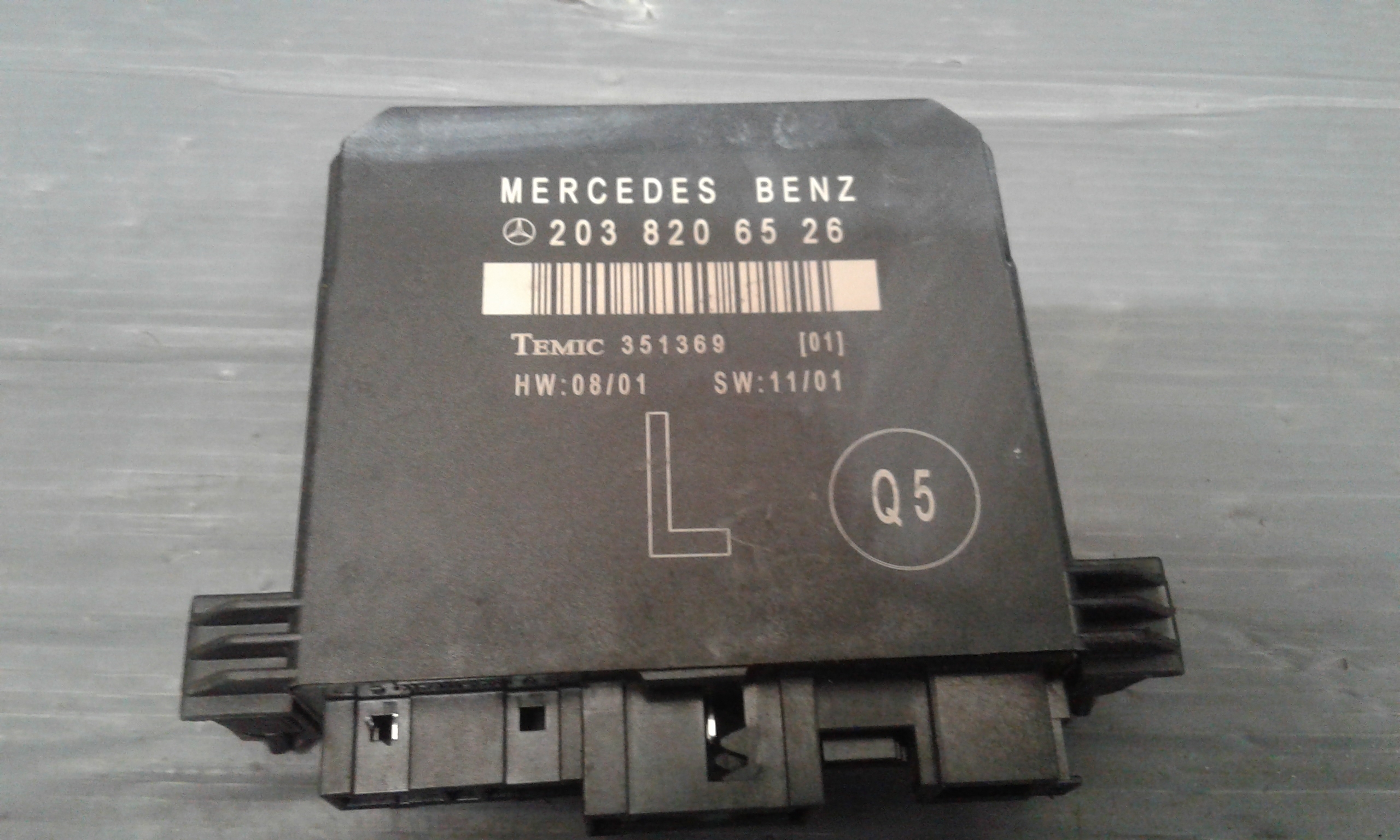 Centralina Vetri MERCEDES Classe C Berlina W203