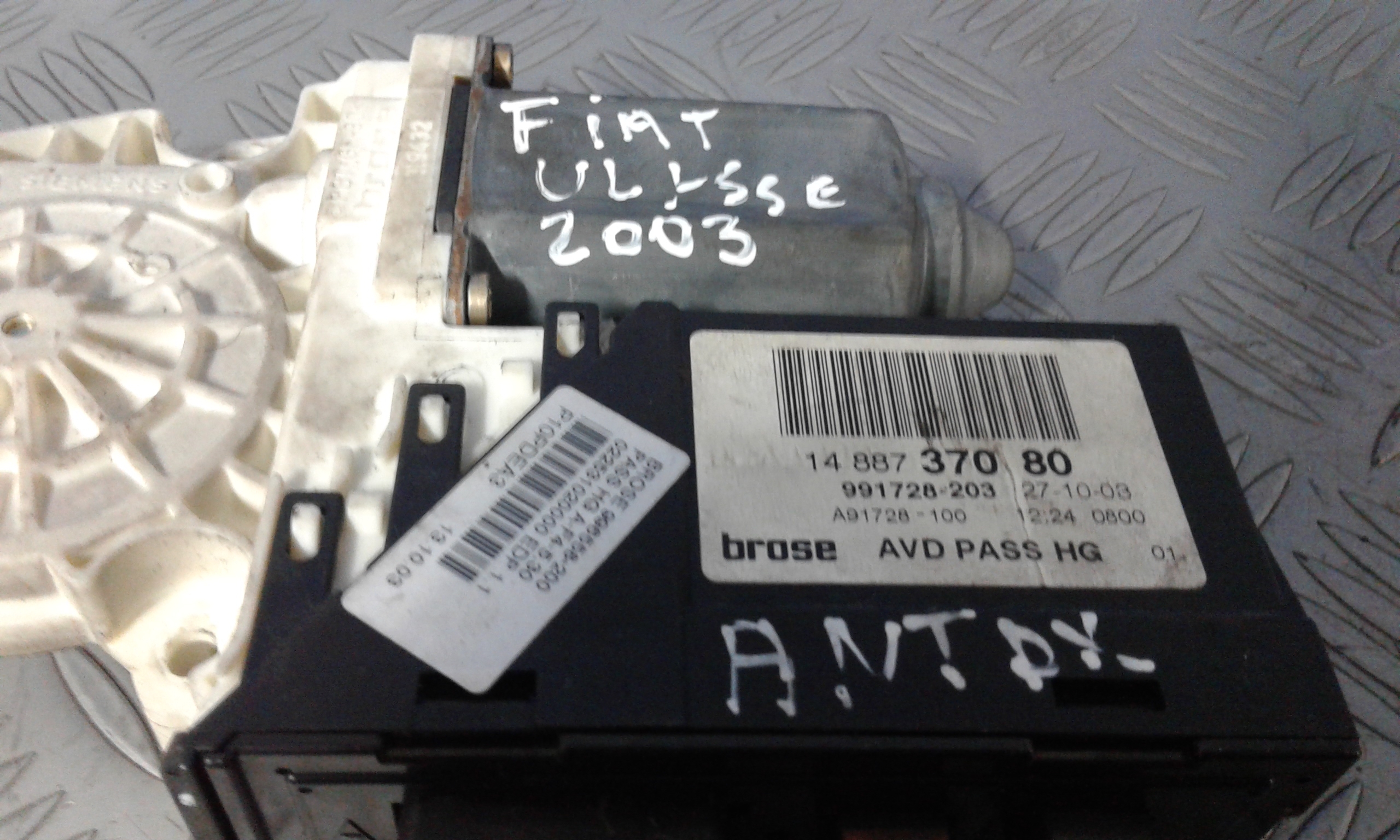 Motorino Alzavetro anteriore destra FIAT Ulysse 3 Serie