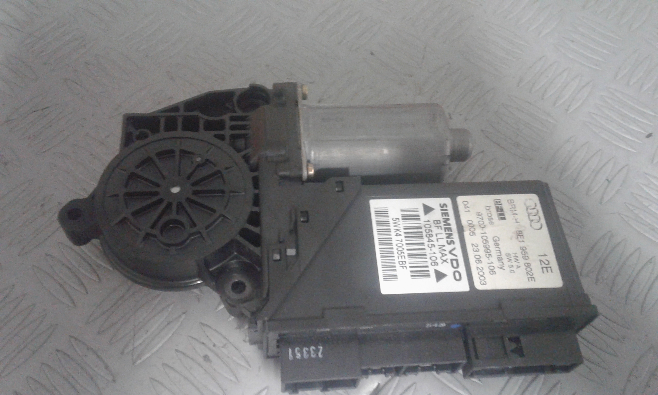 Motorino Alzavetro anteriore destra AUDI A4 Avant 2 Serie