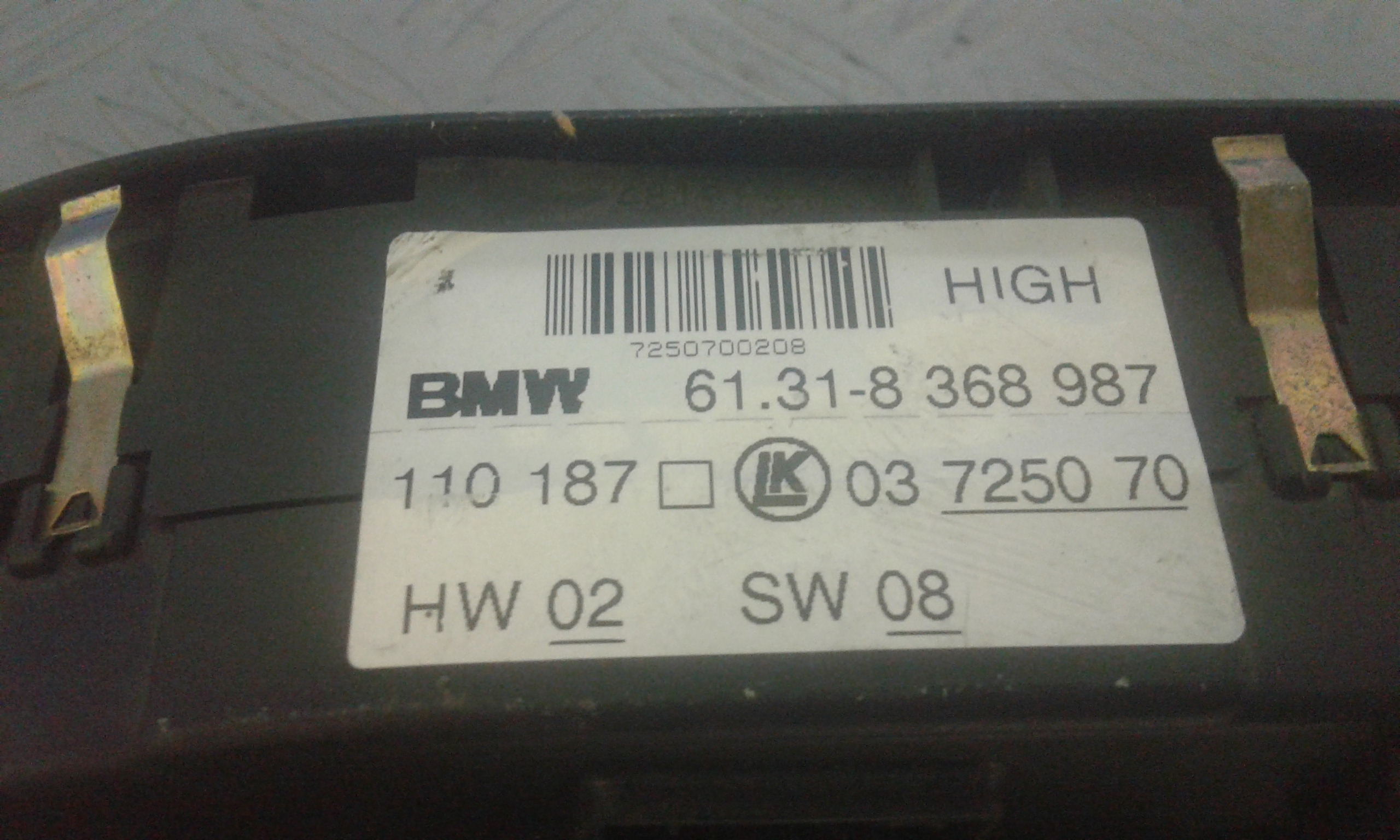 Pulsantiera Anteriore Sinistra Guida BMW Serie 5 E39 Berlina