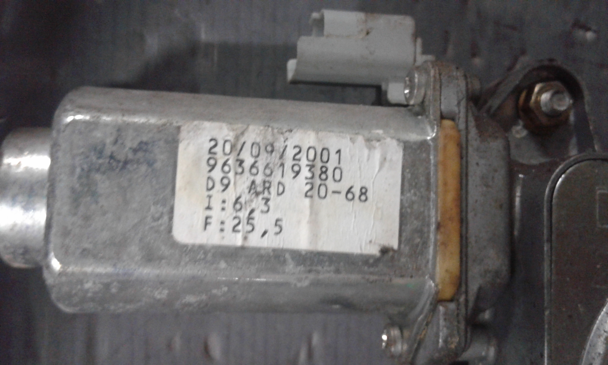 Cremagliera posteriore destra passeggero PEUGEOT 406 Berlina 2 Serie